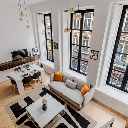 アパート Beautiful Loft Duplex 6p Ac Heart Of Marais パリ
